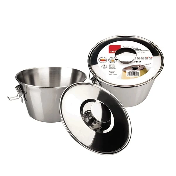 Moule à Flan et Pudding en acier inoxydable 20 cm Ibili