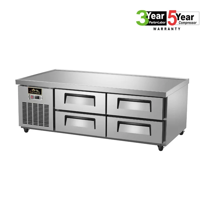 Sub-equip, CCB-60F-4D, 4 Drawer 62" Freezer Chef Base
