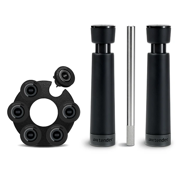 Coffret aérateur de vin et conservation sous vide Airtender