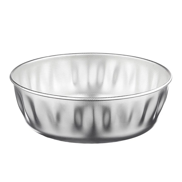 Moule à manqué inox bord haut 28 cm Steel Pan