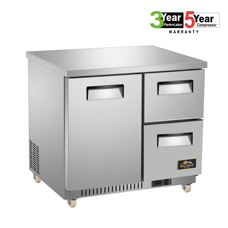 Sub-equip CUC-36-2D, 36" Undercounter Refrigerator/Cooler with 2 Drawers