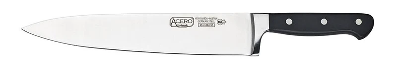 10" Chef Knife Triple Riveted with Full Tang Forged Blade