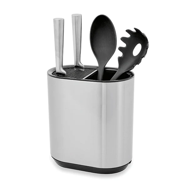 Bloc couteaux porte-ustensiles en inox Mathon