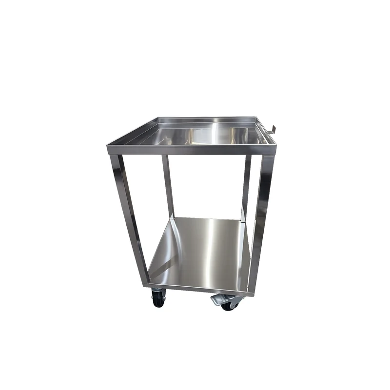 Chefco, SST-2, 304 Stainless Steel Trolley, Rice Cooker Cart (15.7" x 18.5" x 25")