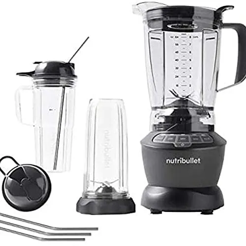 NutriBullet 1200 Watts Blender Combo - NBF70500 64oz, 32oz, 24oz JUGBLEND
