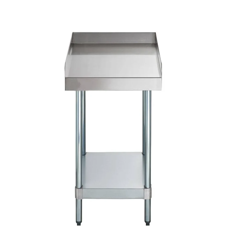 Chefco, ES-3015-418, 30" x 15" 18-Gauge Stainless Steel Equipment Stand with Galvanized Undershelf