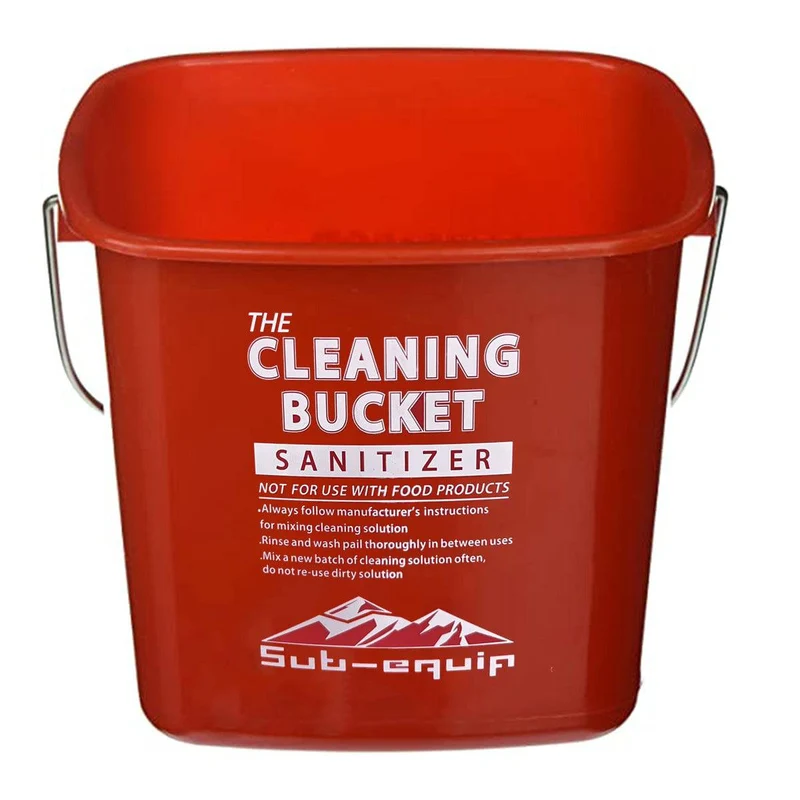 Sub-equip,PPB-6R,The Cleaning Bucket 6 Qt-Red
