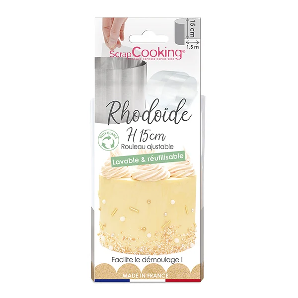 Ruban rhodoïd 15 cm x 1,5 m Scrapcooking