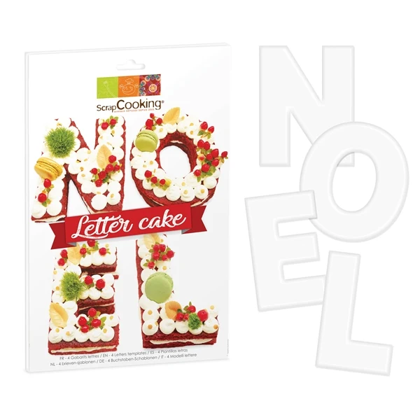 Letter cake Noël Scrapcooking