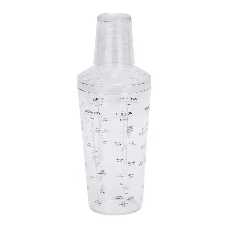 PC Cocktail shaker with measurement, 530 ML