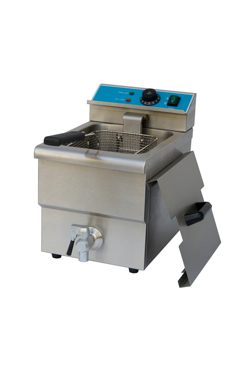 Turbo Range, CDF-1-208,Countertop Electric Fryer, 15 LBS Oil Capacity