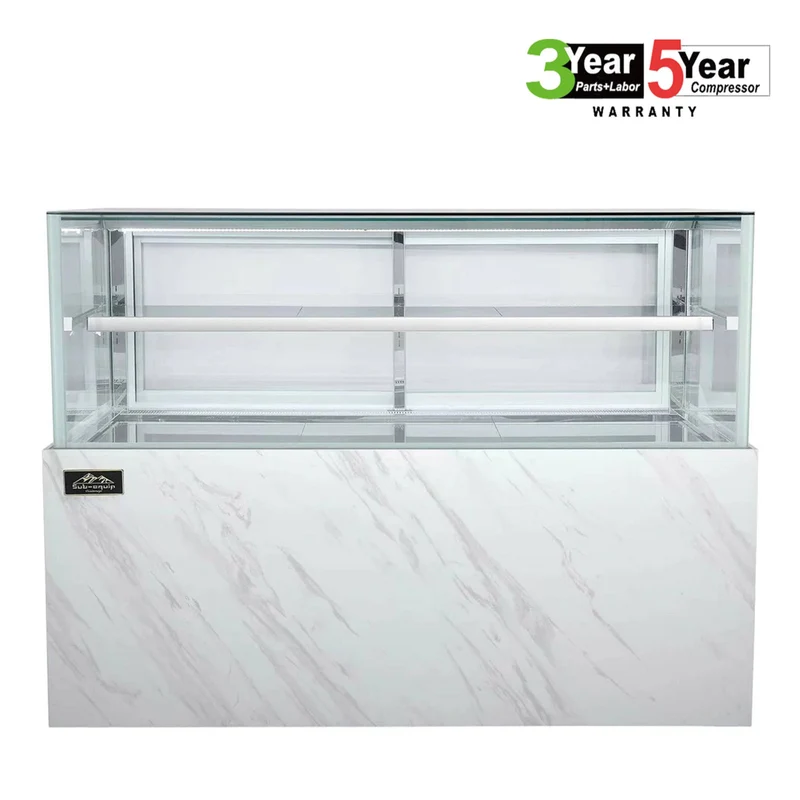 Sub-equip, 79"Cake Display Showcase,Refrigerated Bakery Display Case with LED Lighting (FDC-79-4D)