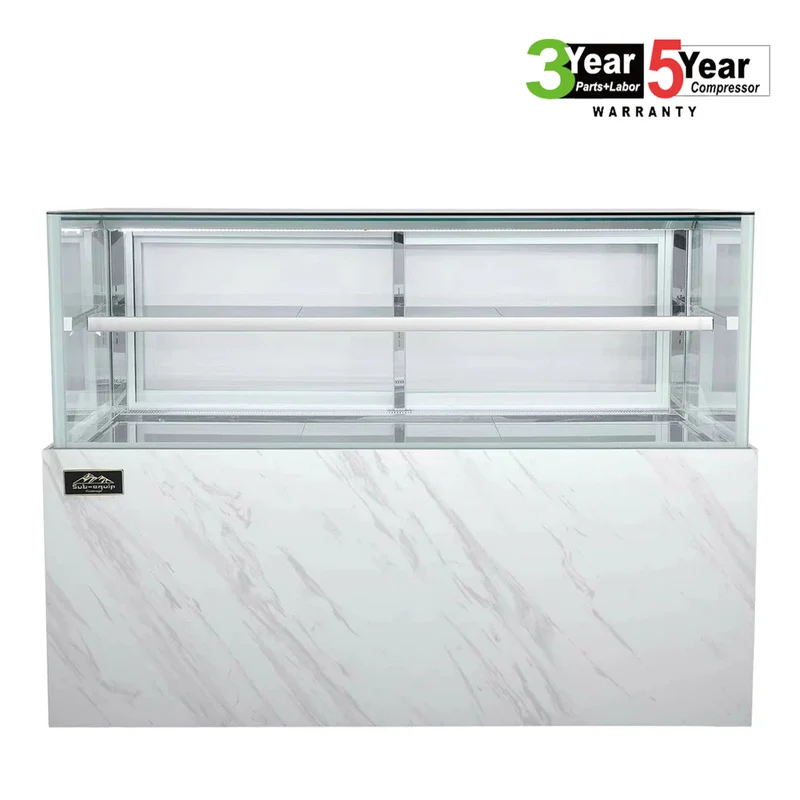 Sub-equip, 71"Cake Display Showcase,Refrigerated Bakery Display Case with LED Lighting (FDC-71-3D)