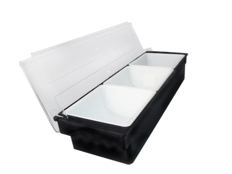 JW-B3B, 3-Compartments,Bar Condiment Compartment Holder
