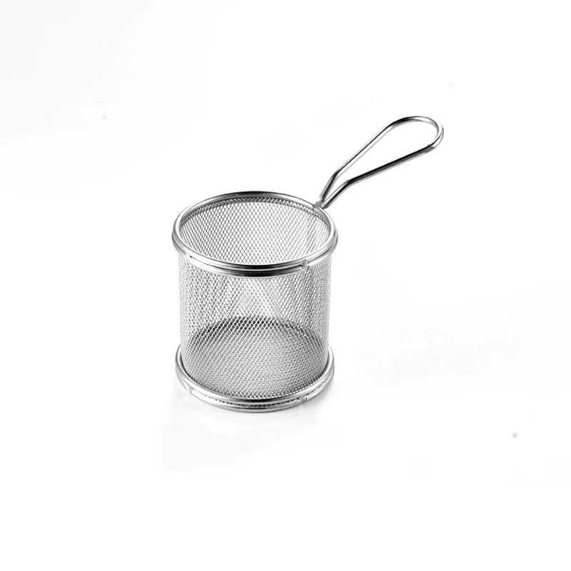 Mini Round Fry Serving Basket (9cmDia x 9cmH)
