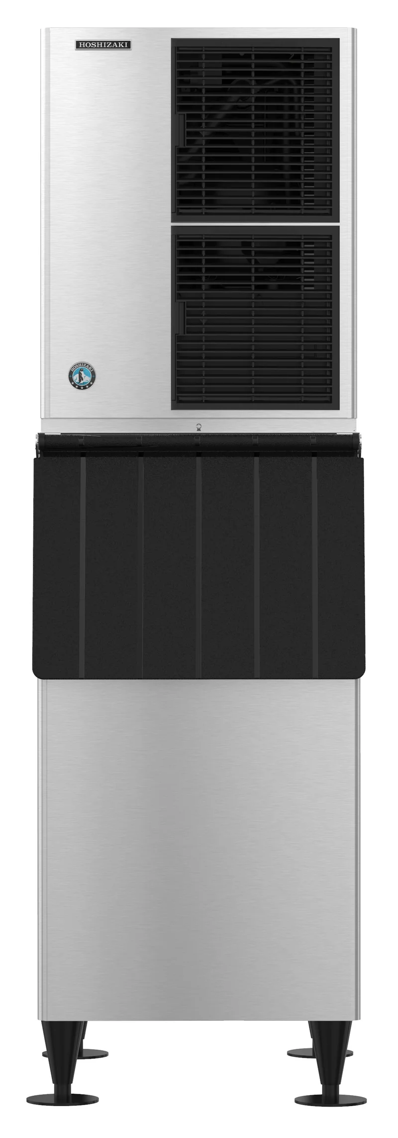 Hoshizaki KM-520MAJ Air Cooled Crescent Cuber Icemaker with B-700SF 700lb Ice Storage Bin
