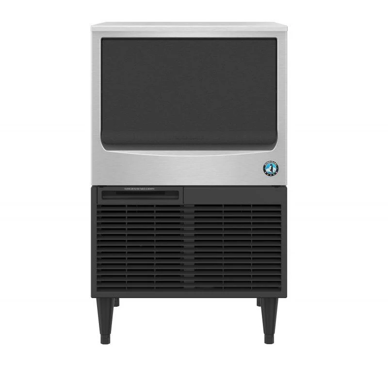 Hoshizaki KM-161BAJ Air Cooled Undercounter Crescent Cube Ice Machine with 78lb Storage Bin (23.75"W x 28"D x 39"H)