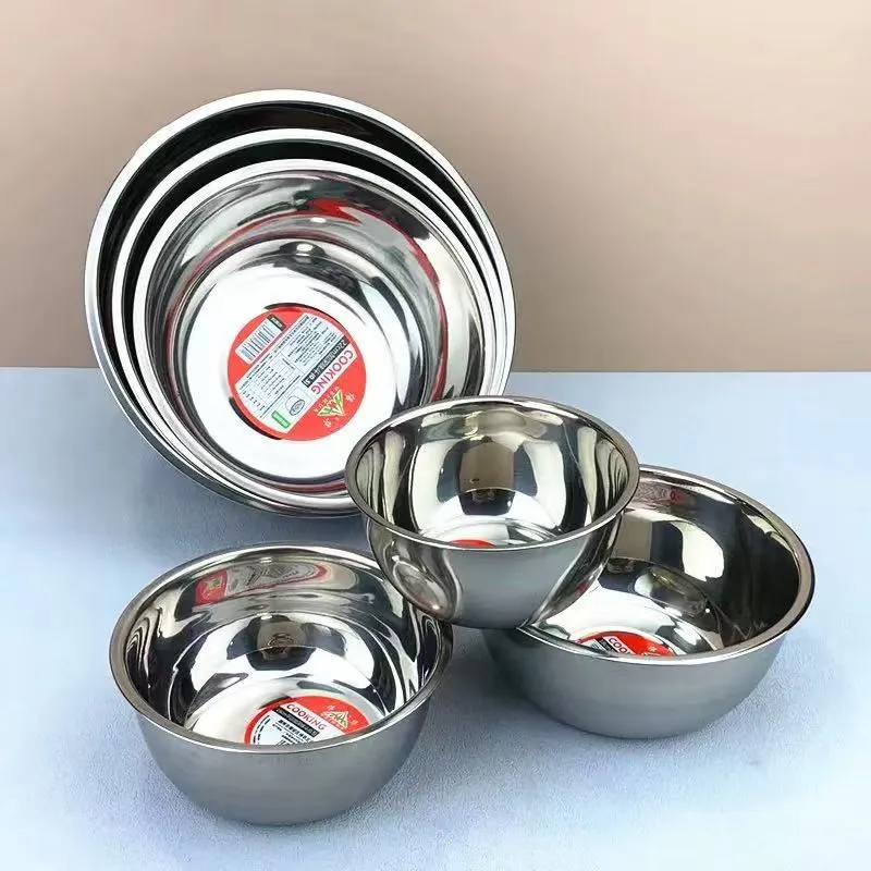 CHEFCO,DMB-14,14CM Flat Bottom Stainless Steel Mixing Bowl