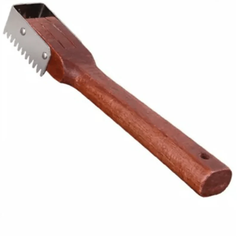 CHEFCO,FC-25,Wooden Fish Scaler