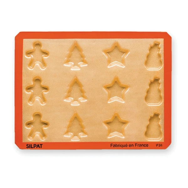 Plaque de 12 empreintes Noël Silpat