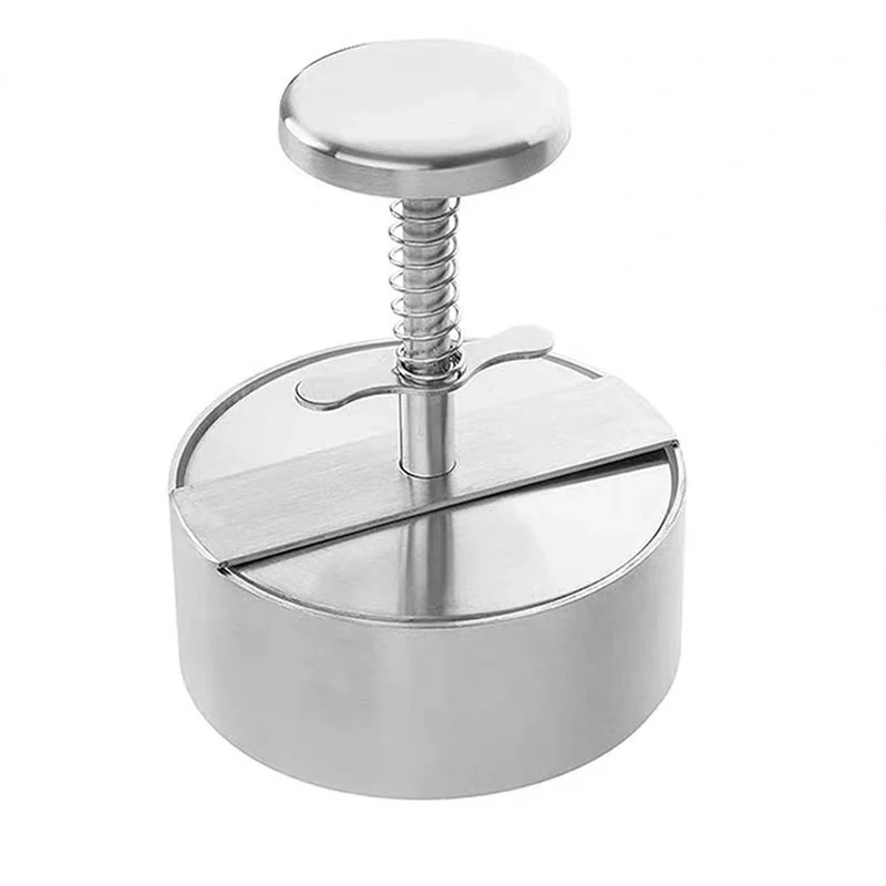 CHEFCO, SHP-4,Stainless steel Hamburger Press, 4"Diameter