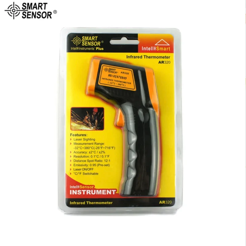 CHEFCO,TMT-AR320,Digital Laser Infrared Thermometer, -26~608F, -32~320C