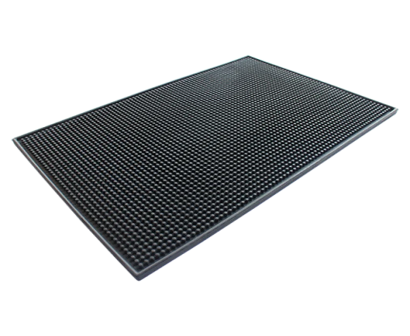 CHEFCO,BM-1812BK,Bar Service Mat ,17.7"L X 11.8"W,Black