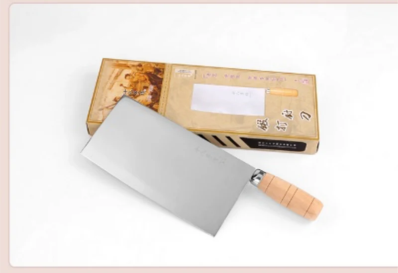 Chinese Cleaver with Wooden Handle