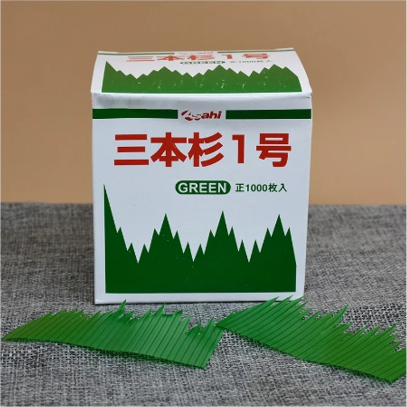 CHEFCO,TK-615-01,Asahi Plastic Mountain Shaped Decor Sushi Partition Sheets(1000/box)