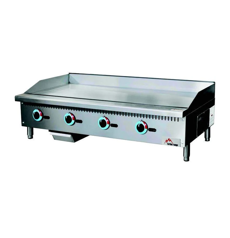 Turbo Range TR-G48-M, 3/4" Plate Natural Gas Manual 48" Griddle