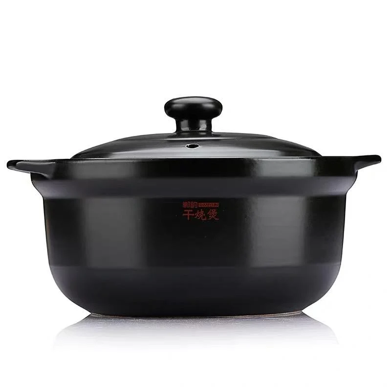Heat Resistant Clay Braising and Casserole Pot with Lid (GSB-725B)