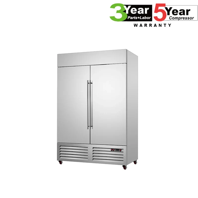 Sub-equip, C-35BR, 39.5" Double Solid Door Bottom Mount Compressor Reach-in Refrigerator