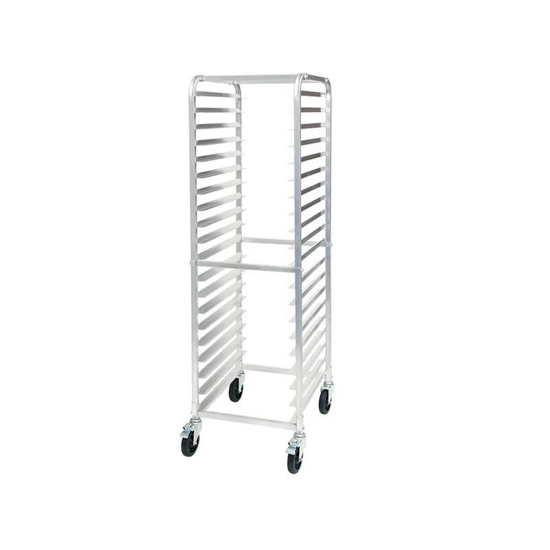 20-Tiered Aluminum Sheet Pan Rack with Brakes, ASRK-20
