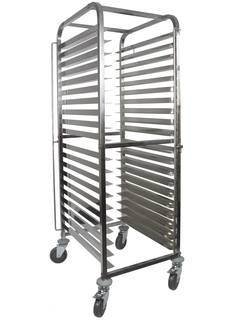 Sub-equip, 20-Tiered Stainless Steel Sheet Pan Rack with Brakes (SSPR-20KD-218)