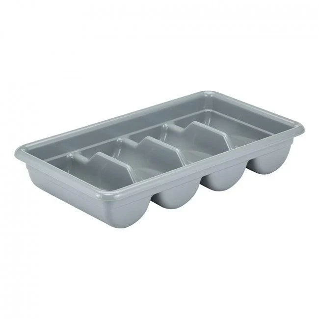 Jiwins 4-Compartment Cutlery Bin-Gray