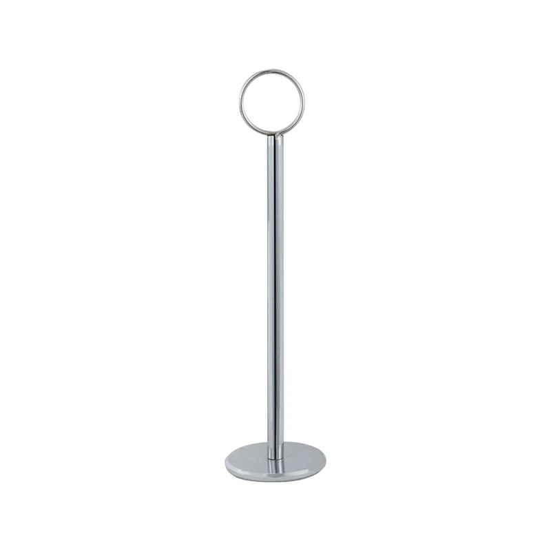 TBH-8 - Table Number Holder, Chrome - 8"