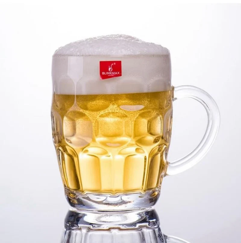BlinkMax, KTZB01-300, Dimpled Pint Glass , beer Glass ( 570 ml ) 20ozx6 pcs