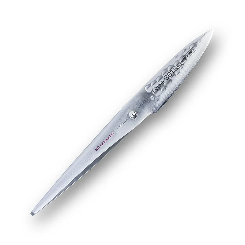 Chroma type 301 P-9 HM Schälmesser Hammerschlag, 7,7cm, 1 St