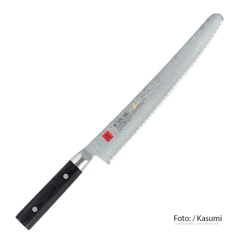 Kasumi MP-10 Masterpiece Damast Brotmesser, 25cm, 1 St