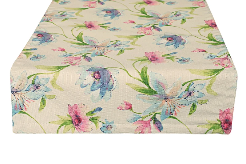 Sapphire Garden Table Runner