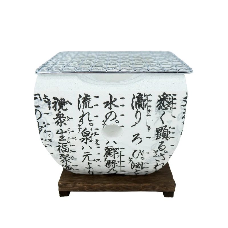 角型 セラミック製七輪 大名コンロ ミニ七輪 15cm | お団子 旅館 家庭用 焼き鳥などに