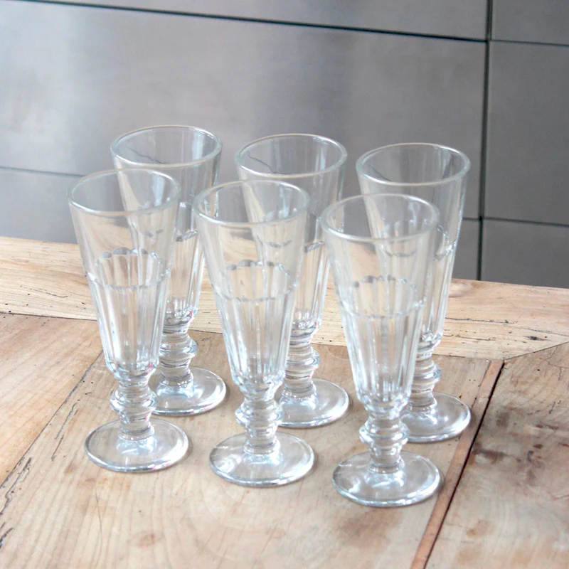 6 flûtes à champagne Périgord