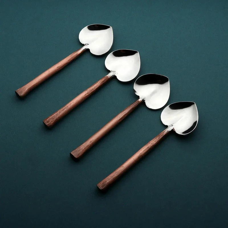 Sundance Heart Coffee/Dessert Table Spoon 4 Pc. Set