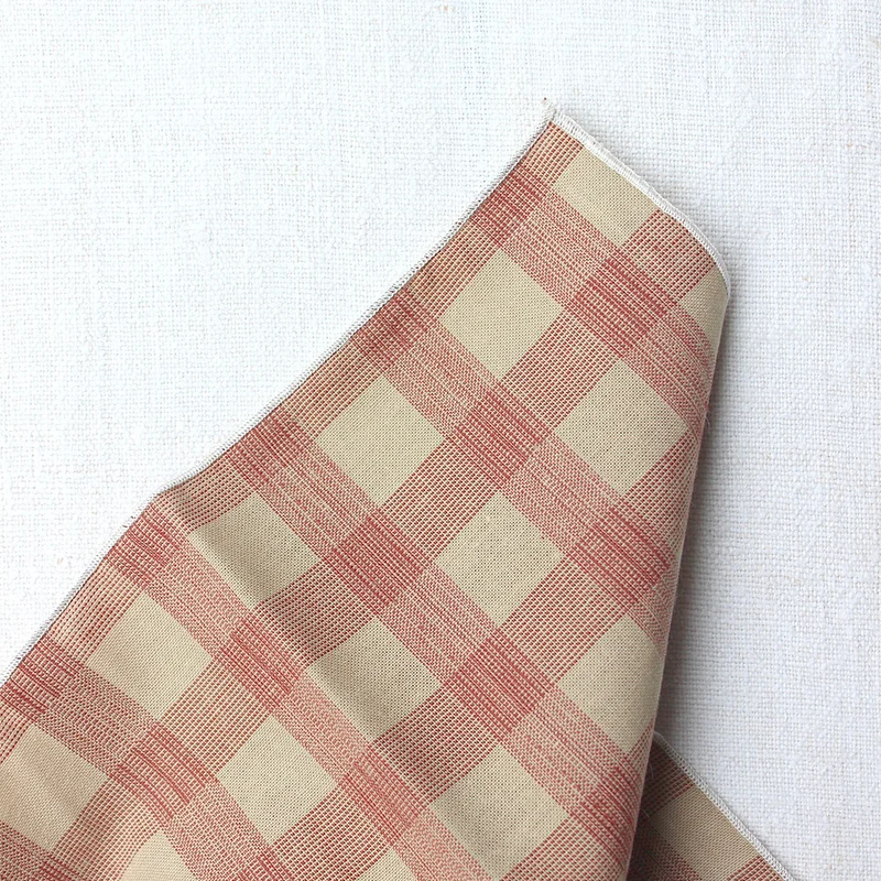 4 serviettes tartan sauge