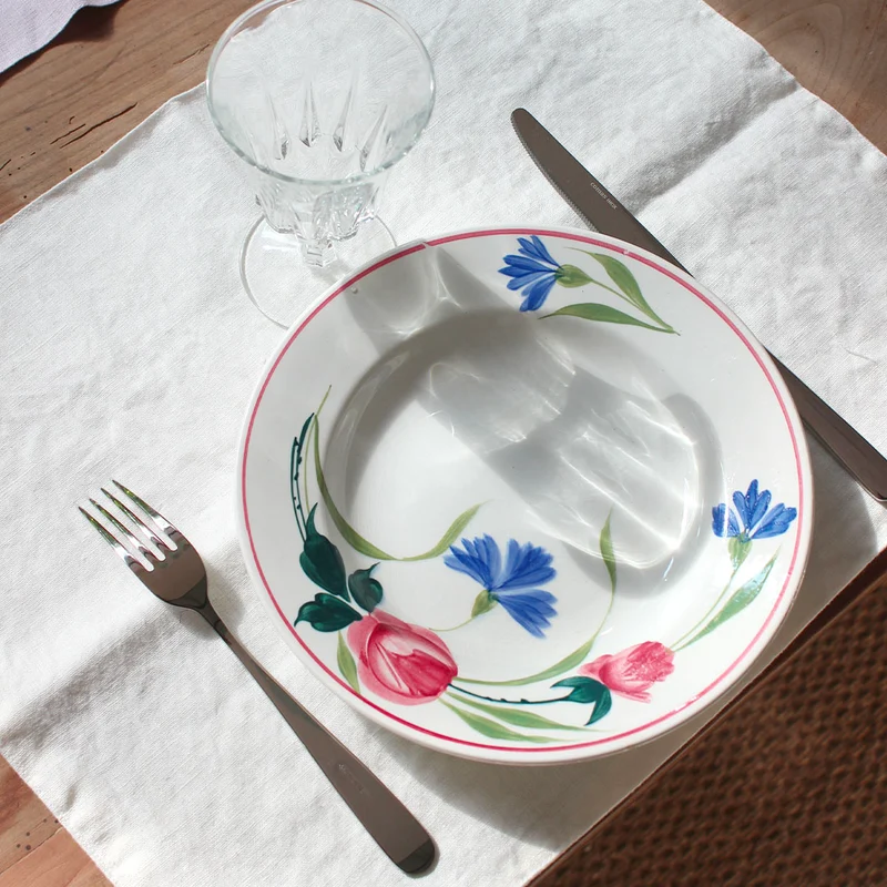 Set de table en lin coloré
