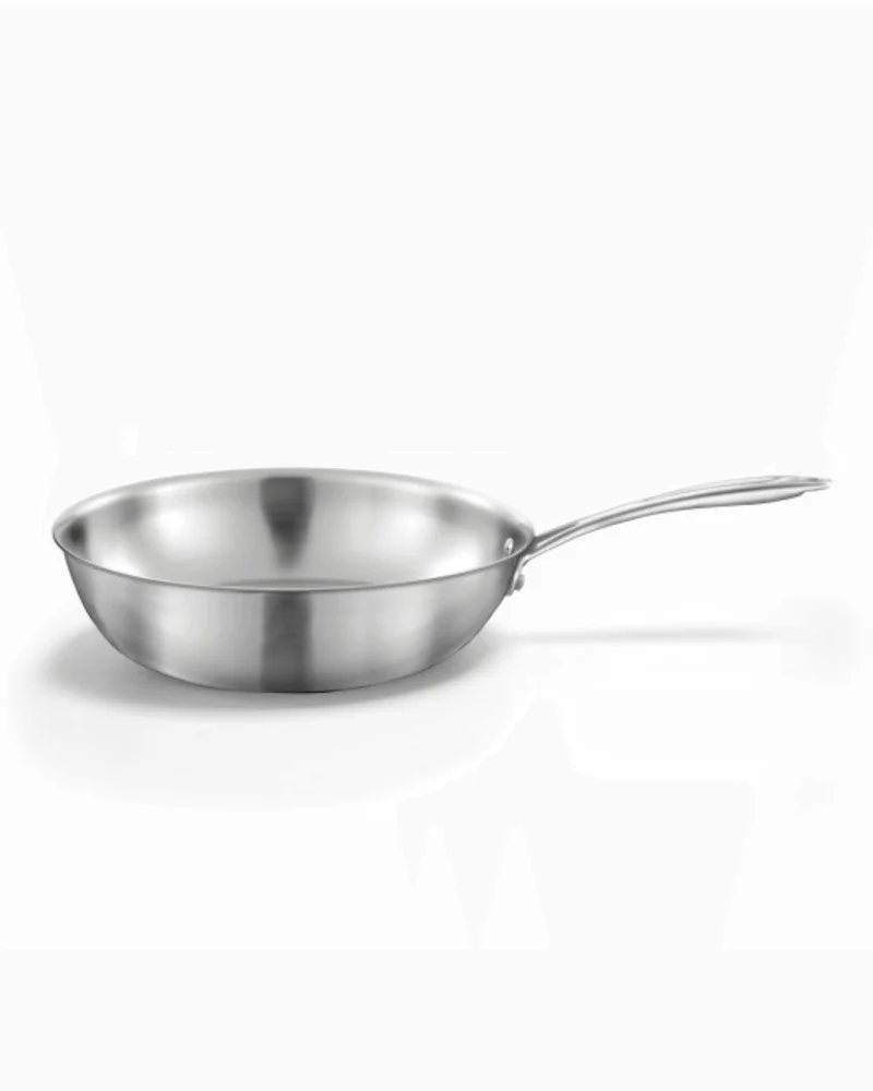 Wok inox 24 cm – Cuisinox Gourmet – Tri-pli