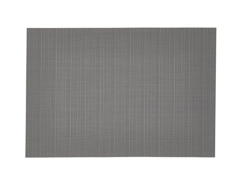 Harman Linnea Rib Vinyl Placemat, Black
