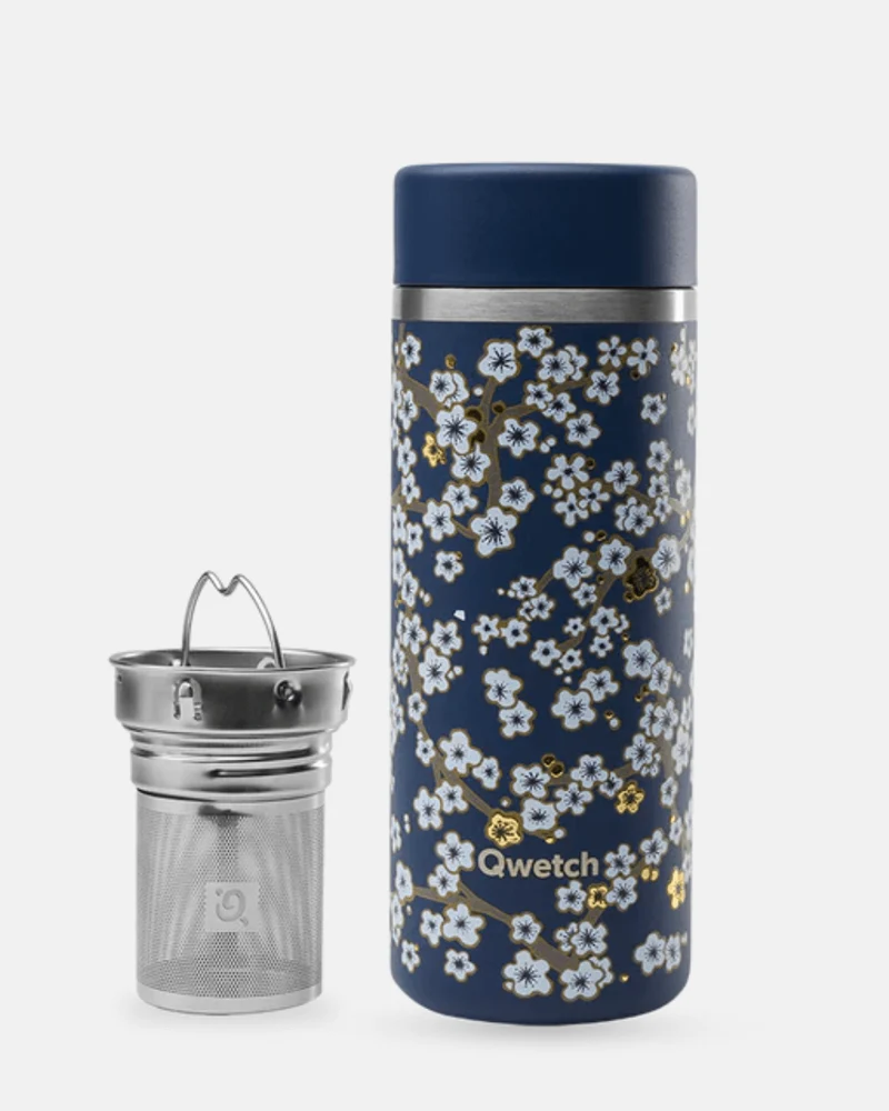 Théière isotherme Qwetch – Collection Flowers 400 ml