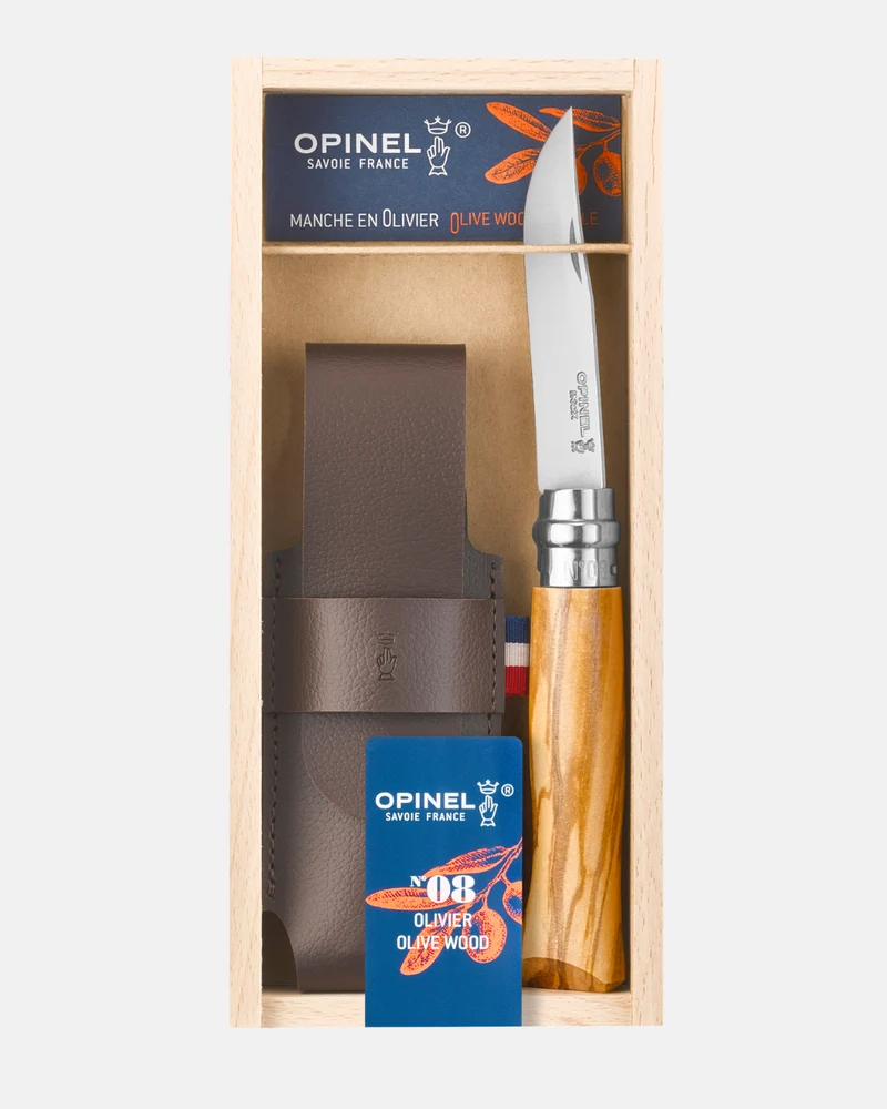 Plumier N°8 Olivier avec étui OPINEL