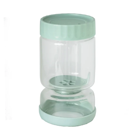 Bocal à Cornichons en Verre Pebbly – Séparateur & Base Silicone